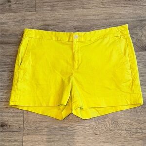BANANA REPUBLIC Hampton Fit Yellow Shorts Size 8
